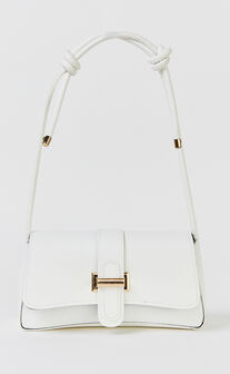 Melinda Bag - Knot Shoulder Bag in White